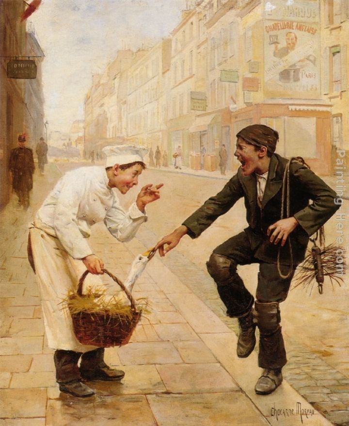 Paul Charles Chocarne-Moreau The Unexpected Surprise